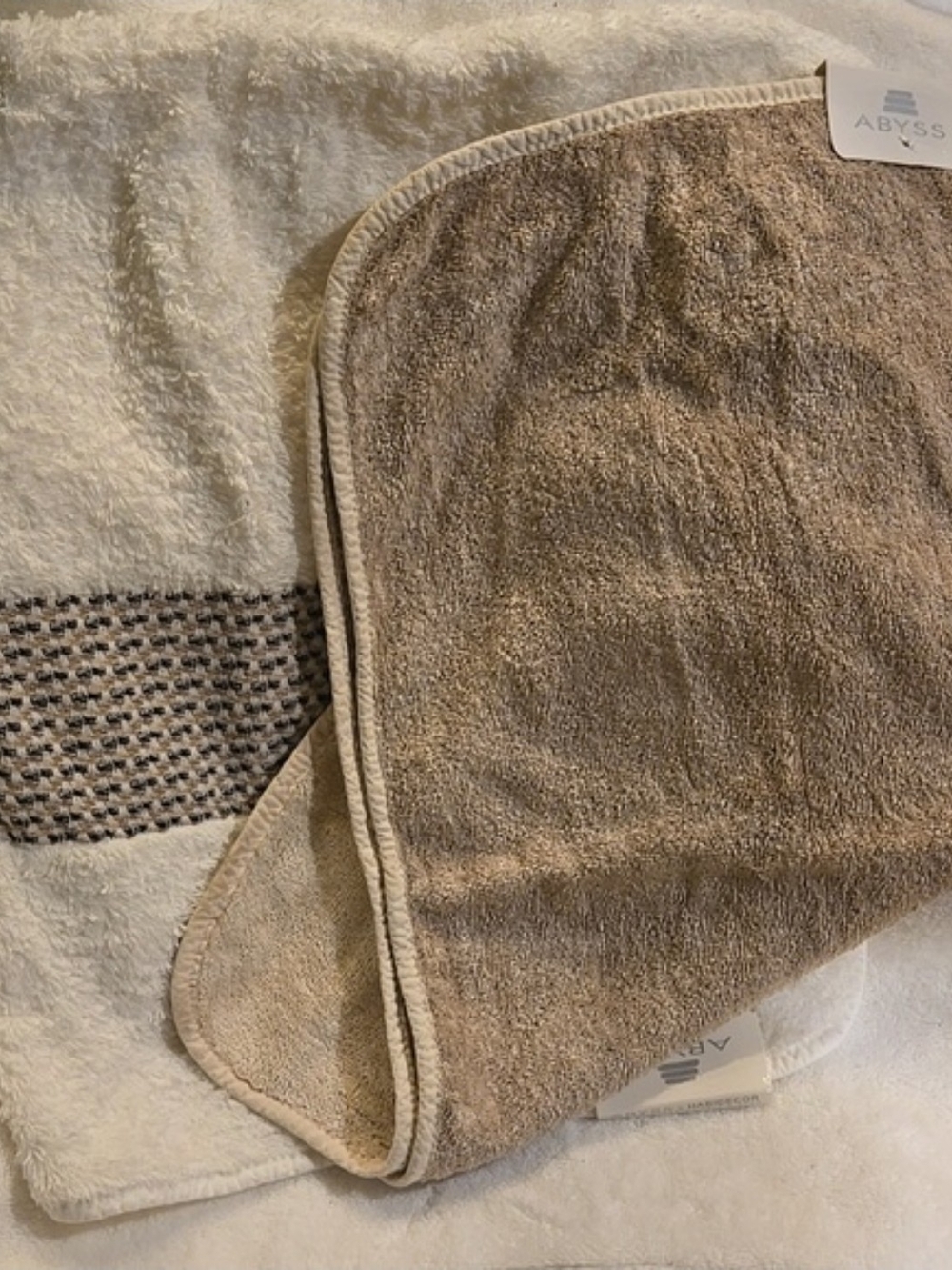 Abyss & Habidecor Beige Bath Towel - Soft Plush
